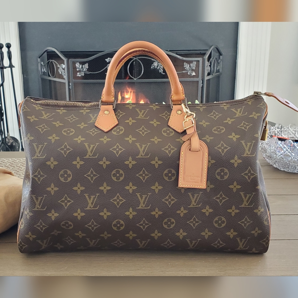 LV Monogram Speedy 40 (Box, 2 Organizers, Dust bag, Luggage tag, Lock&Key)